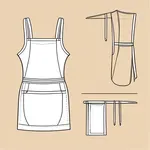 cream-colored apron image